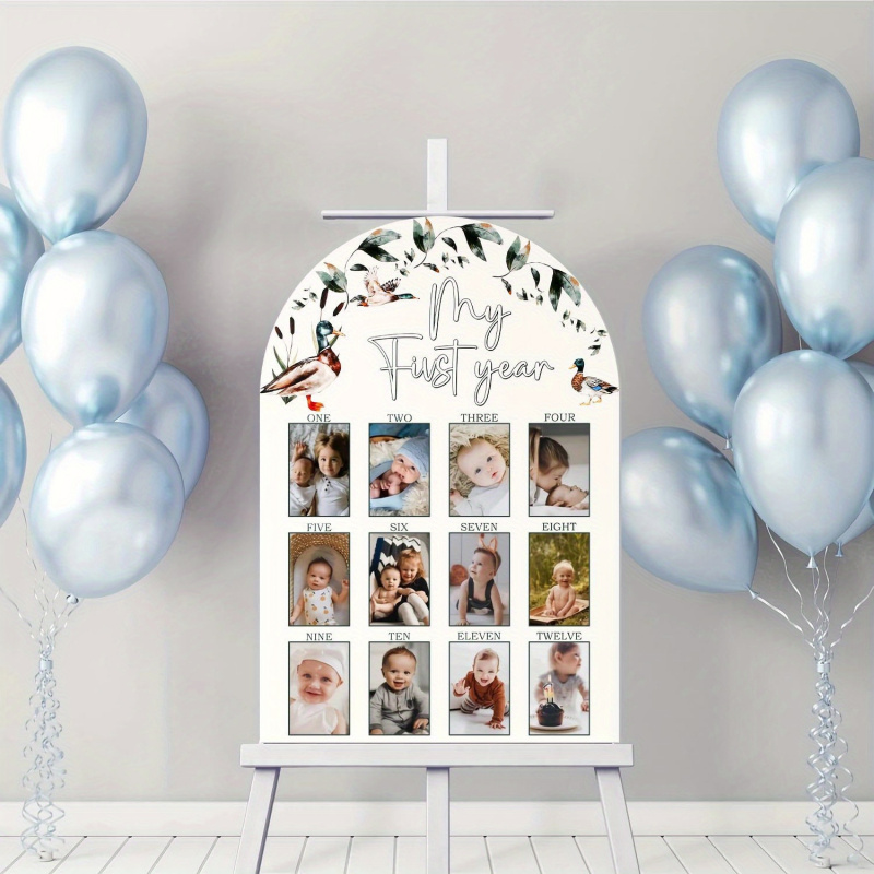Baby Nursery Frames - 1pc My First Year Photo Board