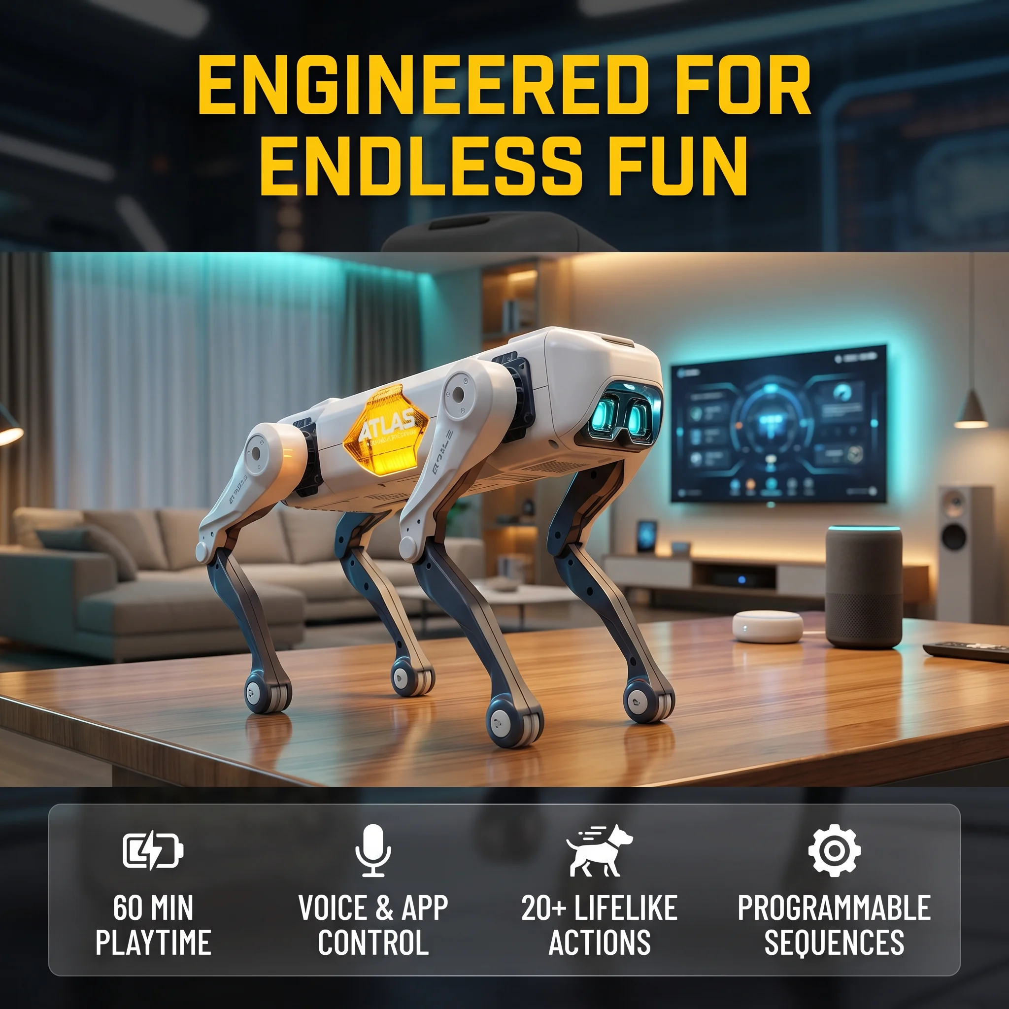 Baby Nursery Gifts - AI Smart Robot Dog, Voice &