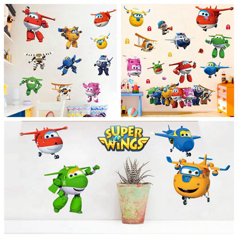 Hot Cartoon Super Wings Deform - Baby Nursery Package ulasan dan harga