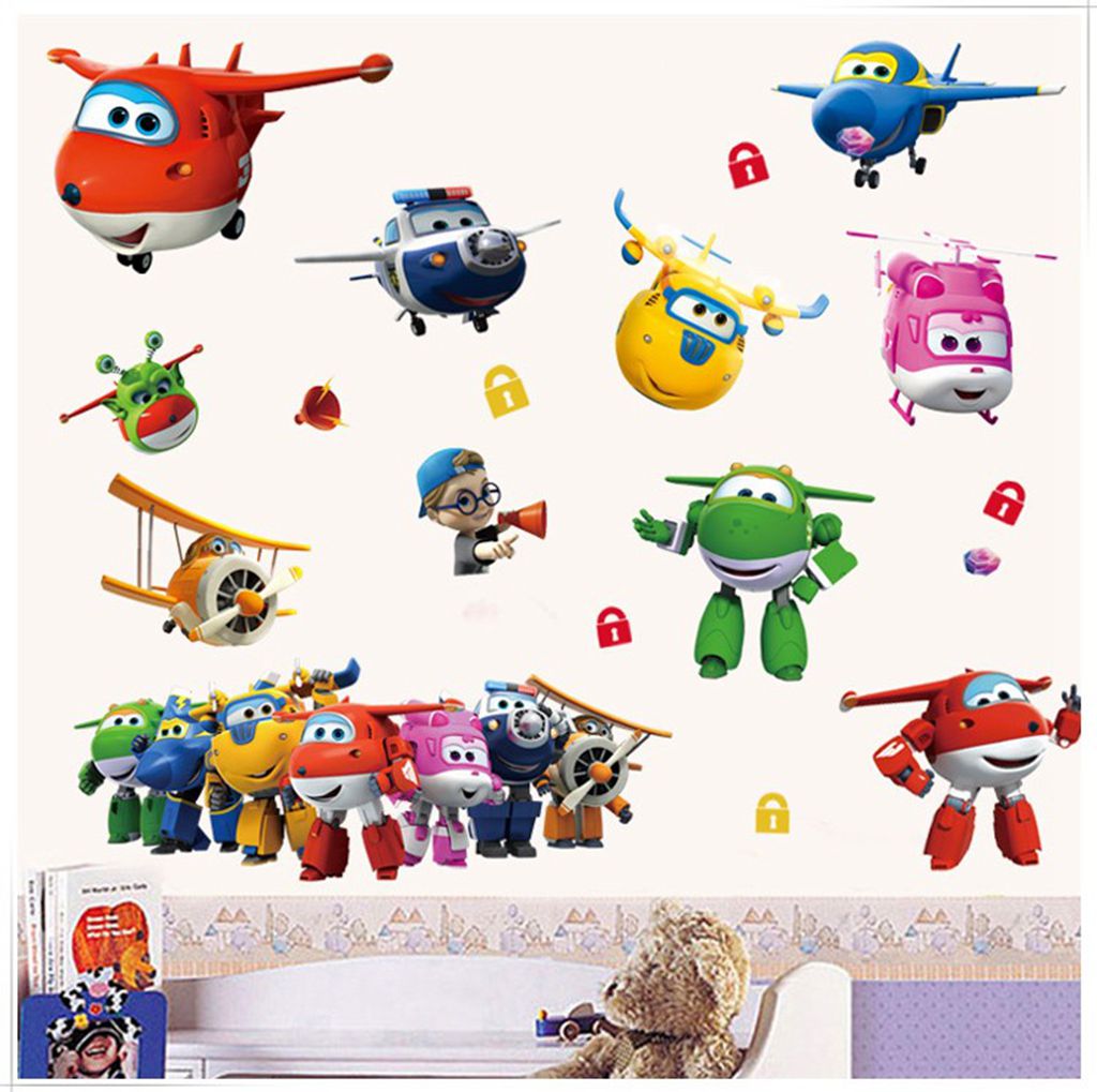 Hot Cartoon Super Wings Deform - Baby Nursery Package ulasan dan harga