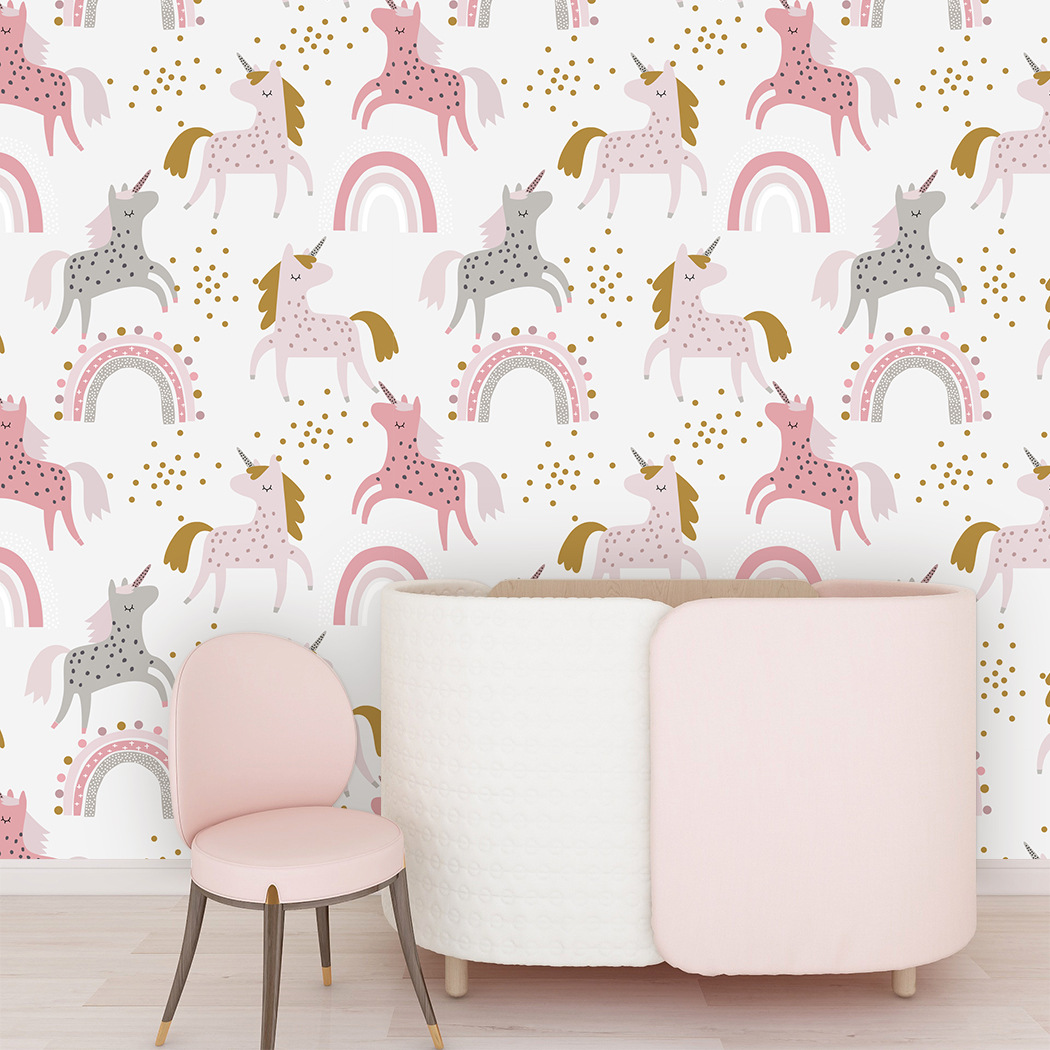 Nursery Wallpaper Baby Girl Bo - Baby Nursery Jungle Animals ulasan dan harga