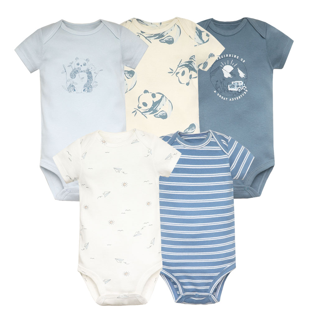 5pcs/lot Baby Bodysuit Fashion - Baby Nursery Accessories ulasan dan harga