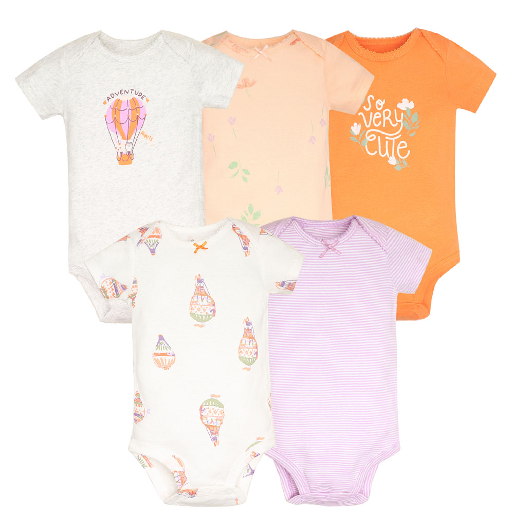 5pcs/lot Baby Bodysuit Fashion - Baby Nursery Accessories ulasan dan harga