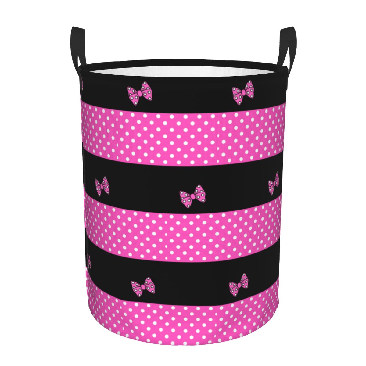 Custom Pink Minnie Polkadots L - Laundry Hamper Nursery ulasan dan harga