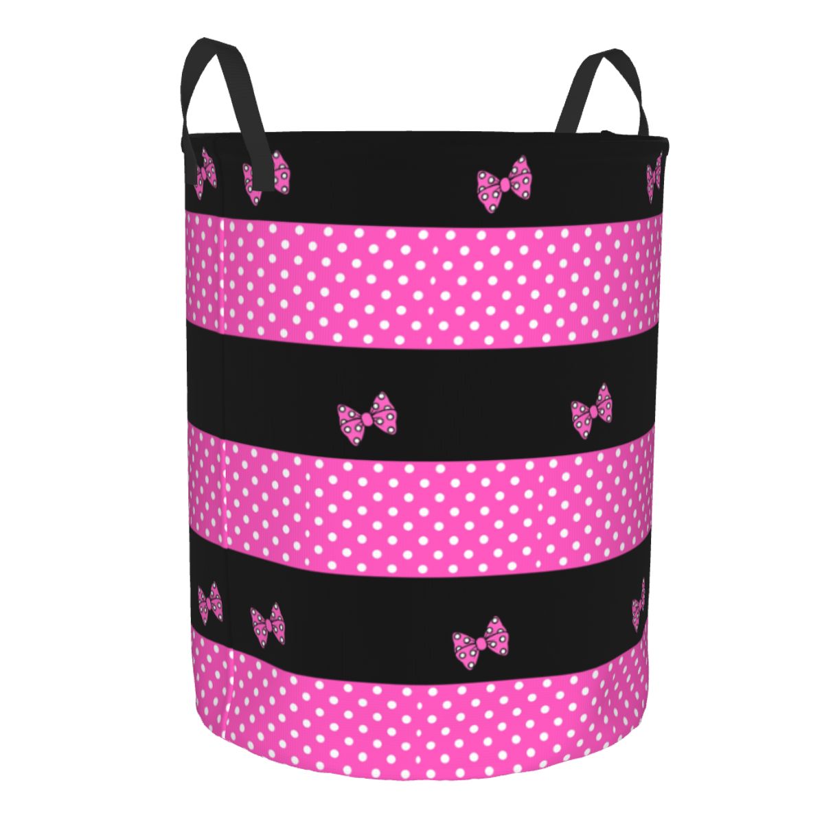 Custom Pink Minnie Polkadots L - Laundry Hamper Nursery ulasan dan harga