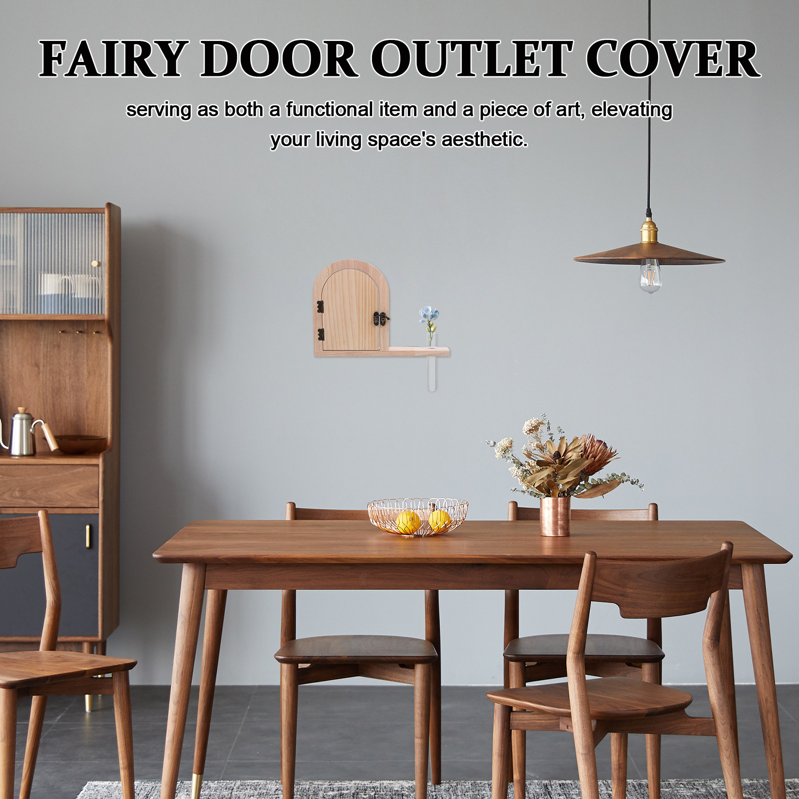 Rustic Wood Fairy Door Outlet  - Baby Nursery Vase ulasan dan harga