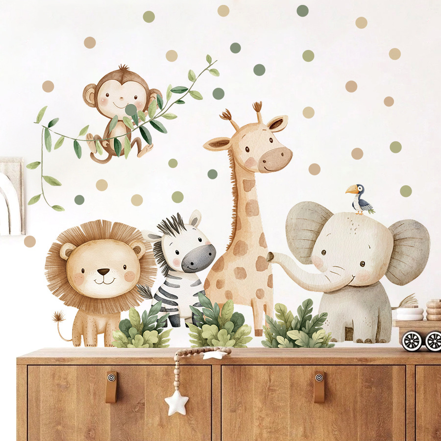 Boho Forest Animals Wall Stick - Baby Nursery Accessories ulasan dan harga