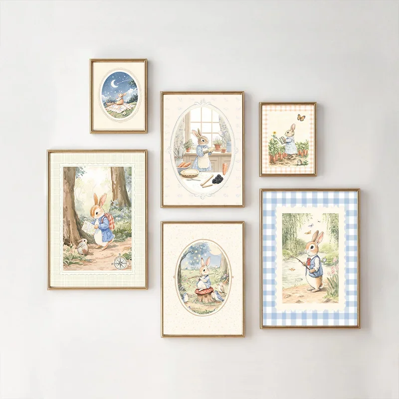 2026 Vintage Boho Blue Plaid R - Baby Nursery Vintage Decor ulasan dan harga