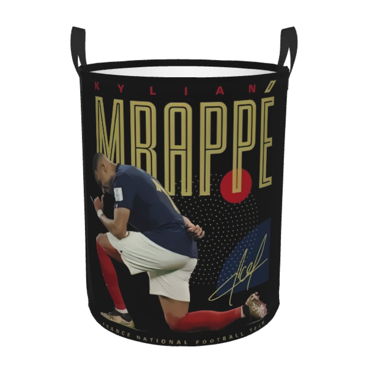 Custom Mbappes KM Football Soc - Laundry Hamper Nursery ulasan dan harga