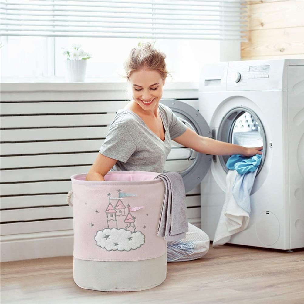 Large Pink Laundry Basket Kids - Laundry Hamper Nursery ulasan dan harga