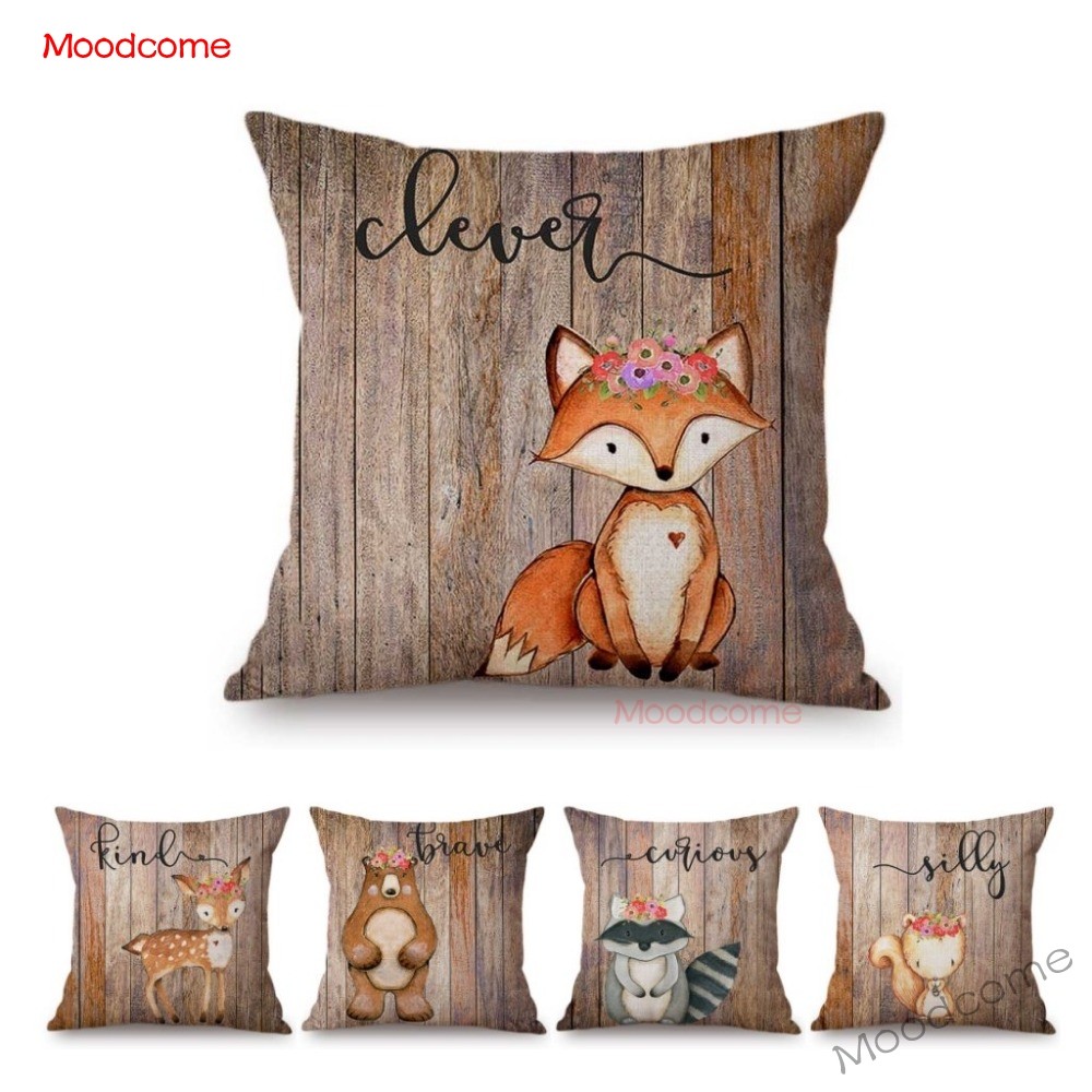Cute Woodland Animals Wood Tex - Baby Nursery Chair ulasan dan harga