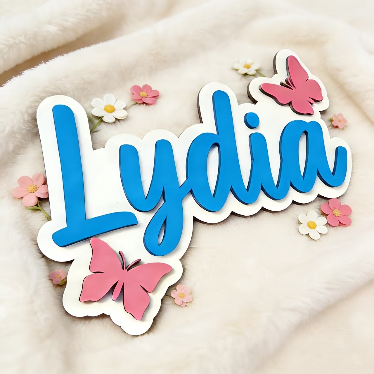 Personalized Blue & Pink Butte - Baby Nursery Gifts ulasan dan harga