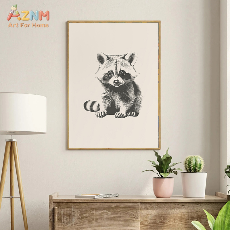 AZNM Vintage Sketch Baby Anima - Baby Nursery Vintage Decor ulasan dan harga