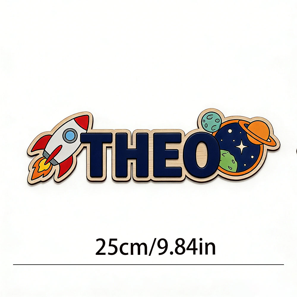 Personalized Space Rocket Name - Baby Nursery Gifts ulasan dan harga