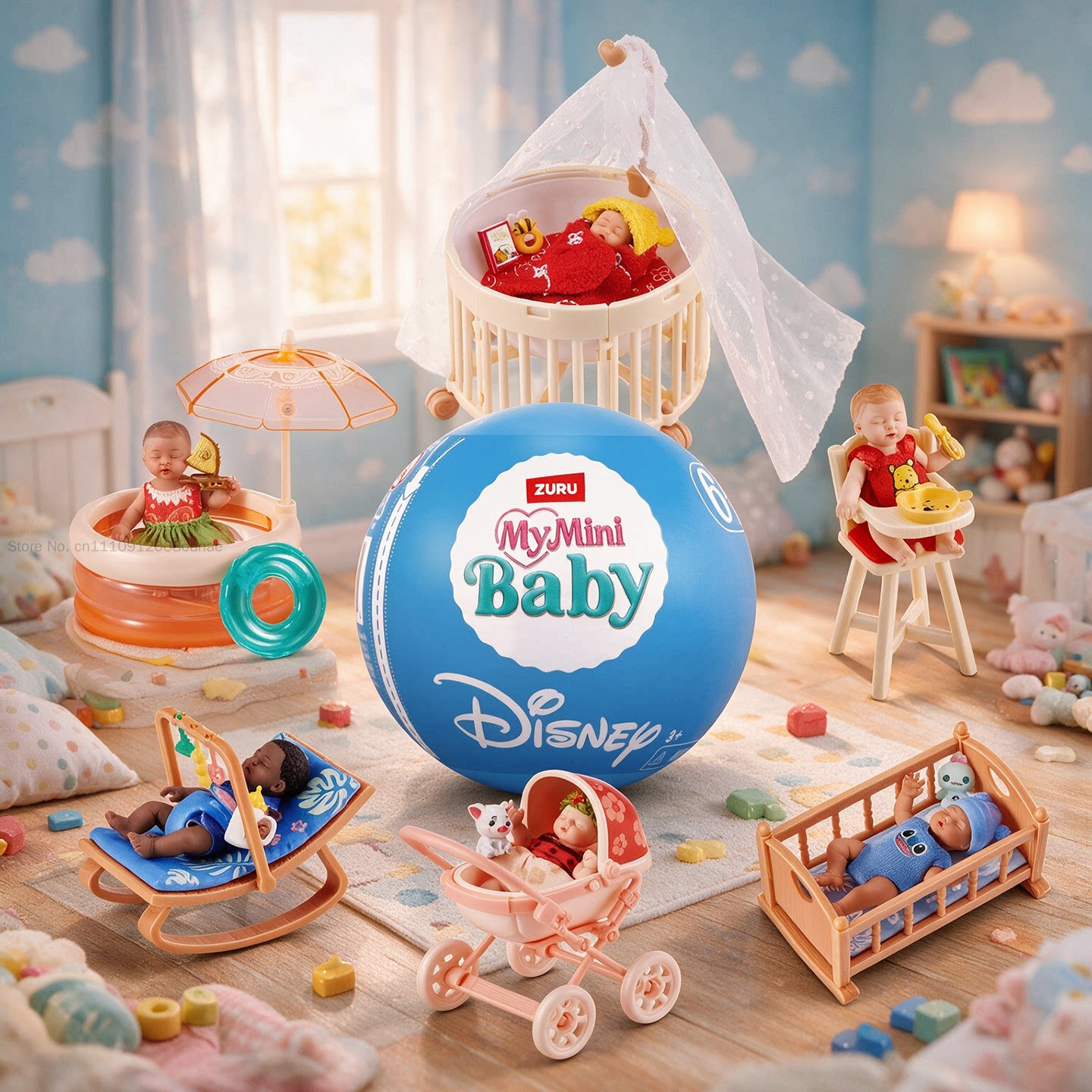 ZURU My Mini Baby Disney Disne - Baby Nursery Winnie The Pooh ulasan dan harga