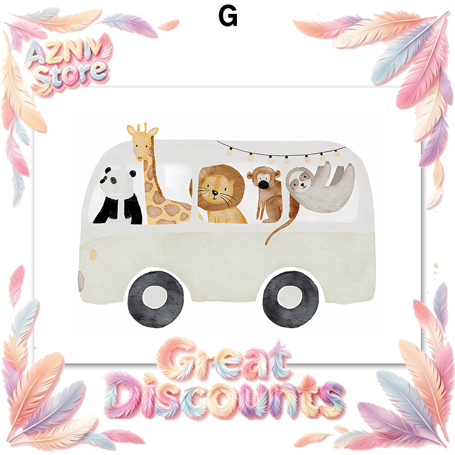 Boho Animals Friend Elephant R - Animals Baby Nursery ulasan dan harga