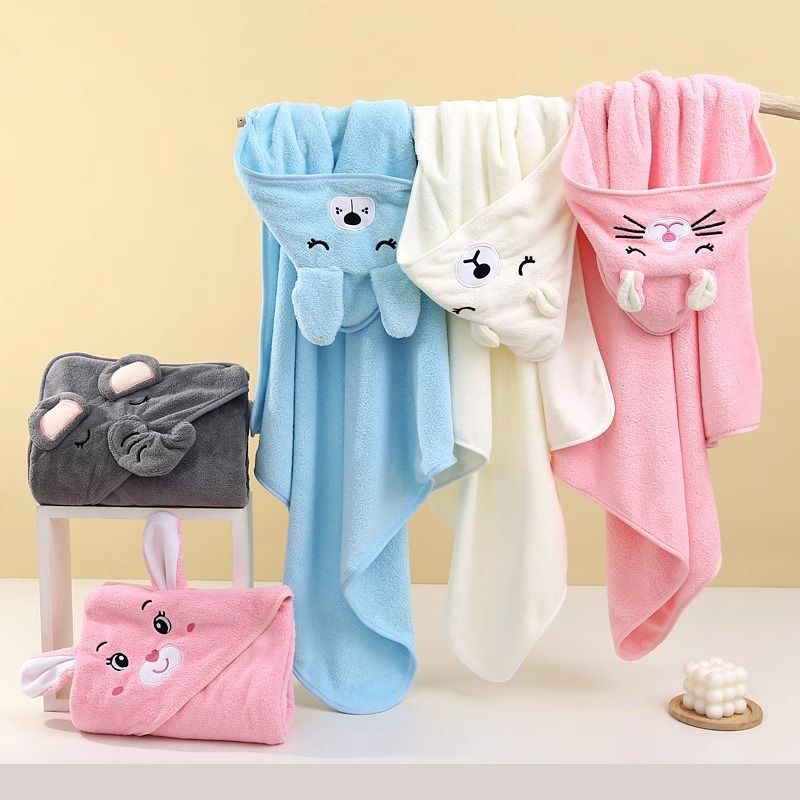 Cartoon Baby Bath Towels Soft  - Baby Nursery Accessories ulasan dan harga