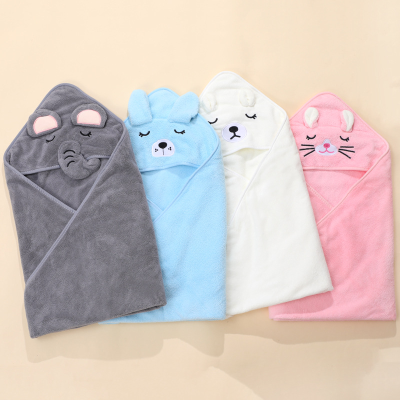Cartoon Baby Bath Towels Soft  - Baby Nursery Accessories ulasan dan harga