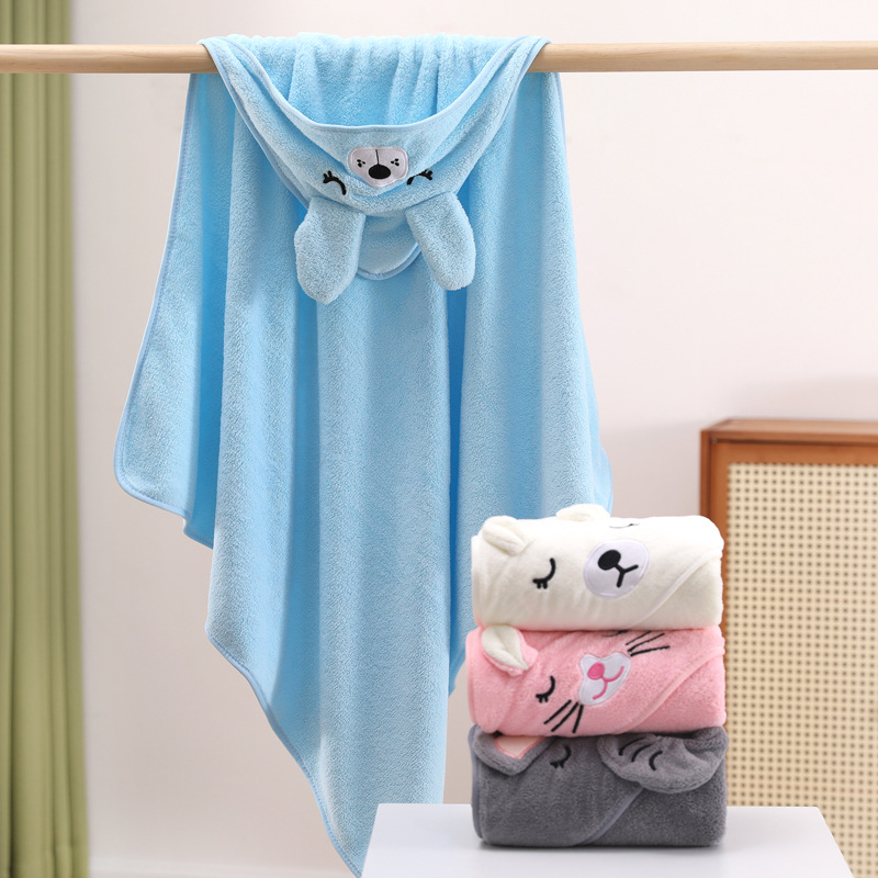 Cartoon Baby Bath Towels Soft  - Baby Nursery Accessories ulasan dan harga