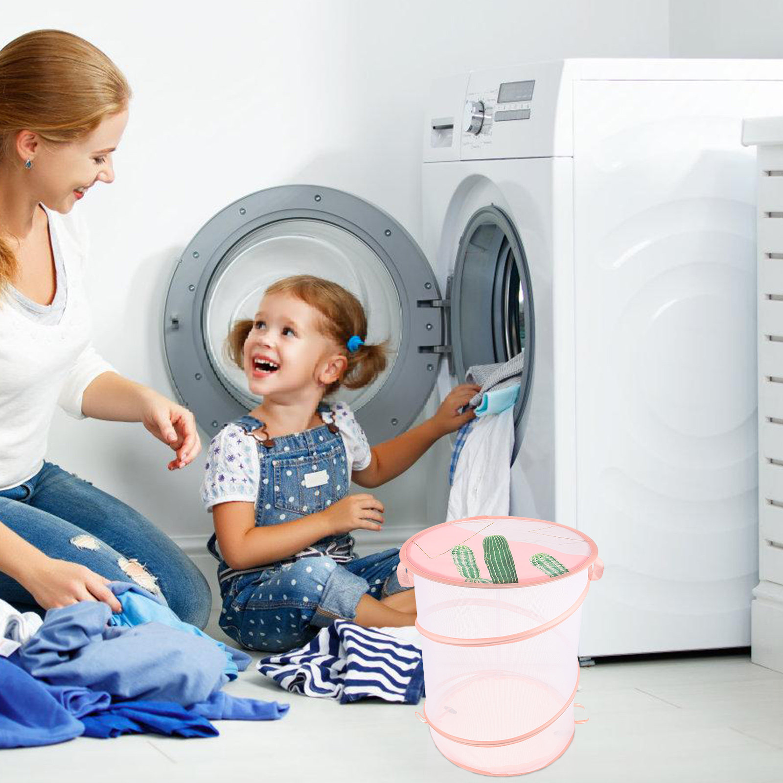 Polyester Mesh Laundry Hamper  - Laundry Hamper Nursery ulasan dan harga