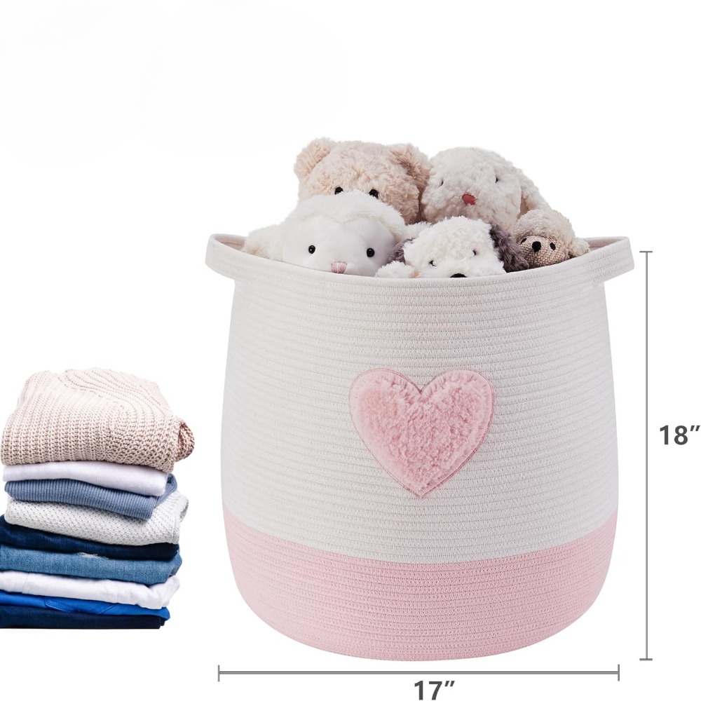 Pink Laundry Basket Hamper for - Laundry Hamper Nursery ulasan dan harga