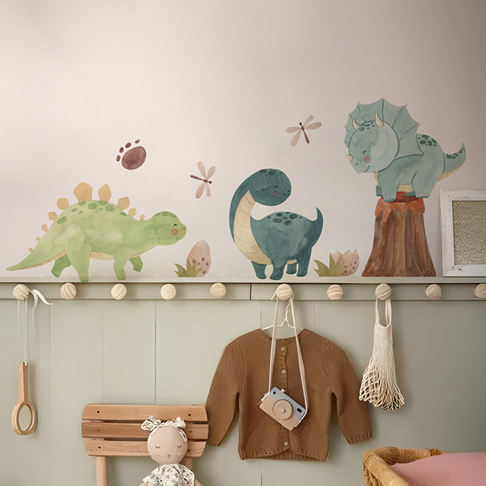 Dinosaur Wall Decals, Dino Alp - Baby Nursery Accessories ulasan dan harga