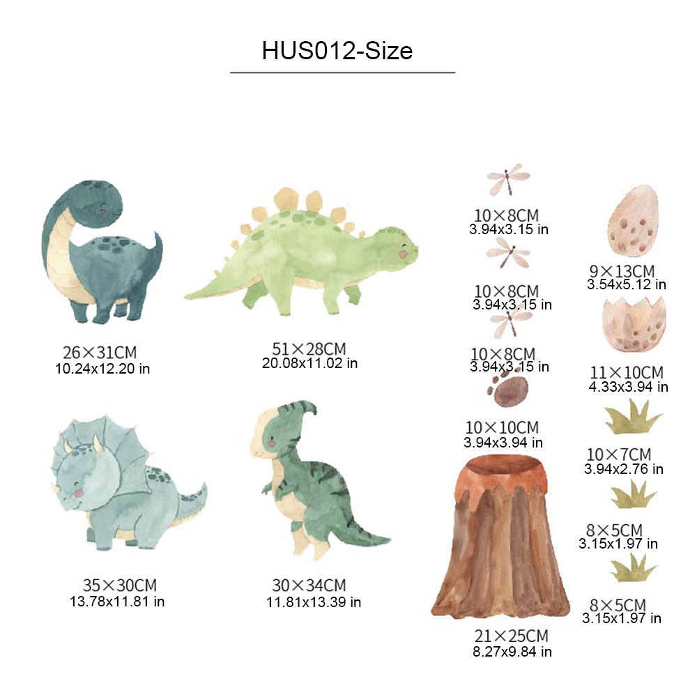 Dinosaur Wall Decals, Dino Alp - Baby Nursery Accessories ulasan dan harga
