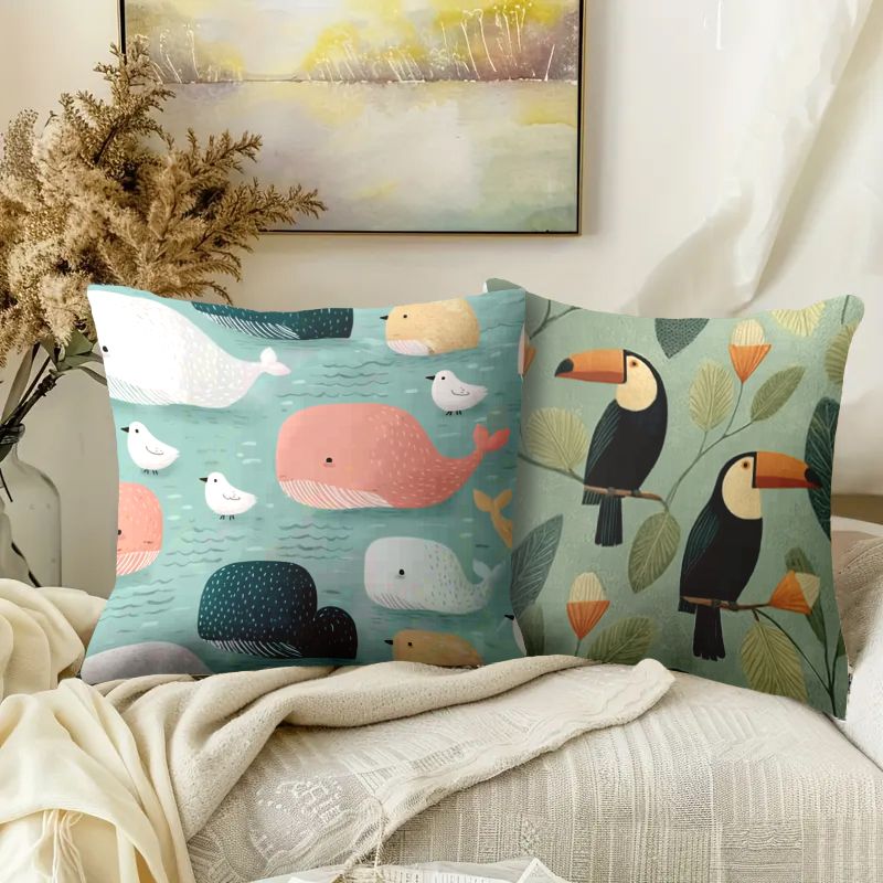 4 Piece Pillowcase Set Cute An - Baby Nursery Chair ulasan dan harga