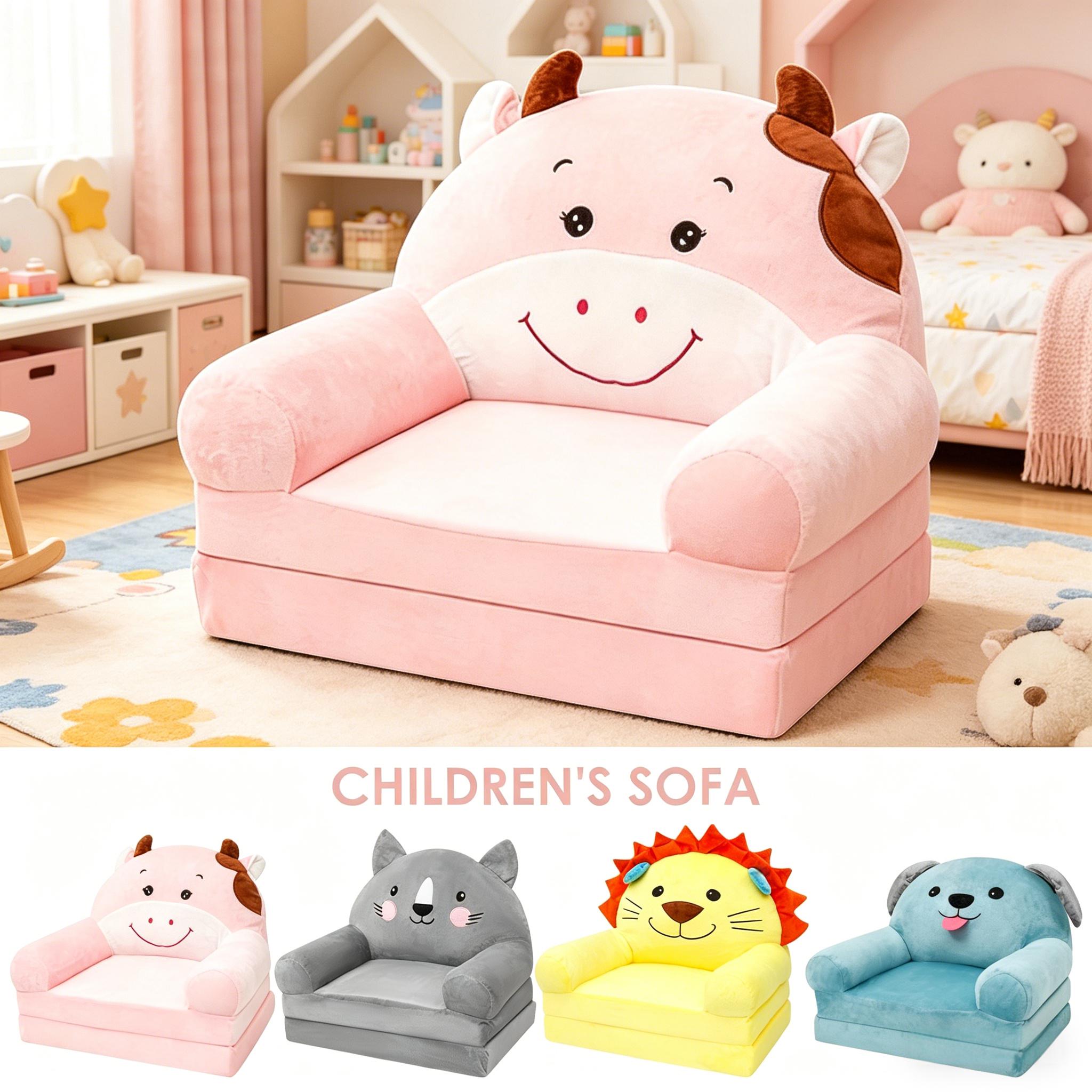 Foldable Kids Sofa Cartoon Bab - Baby Nursery Chair ulasan dan harga