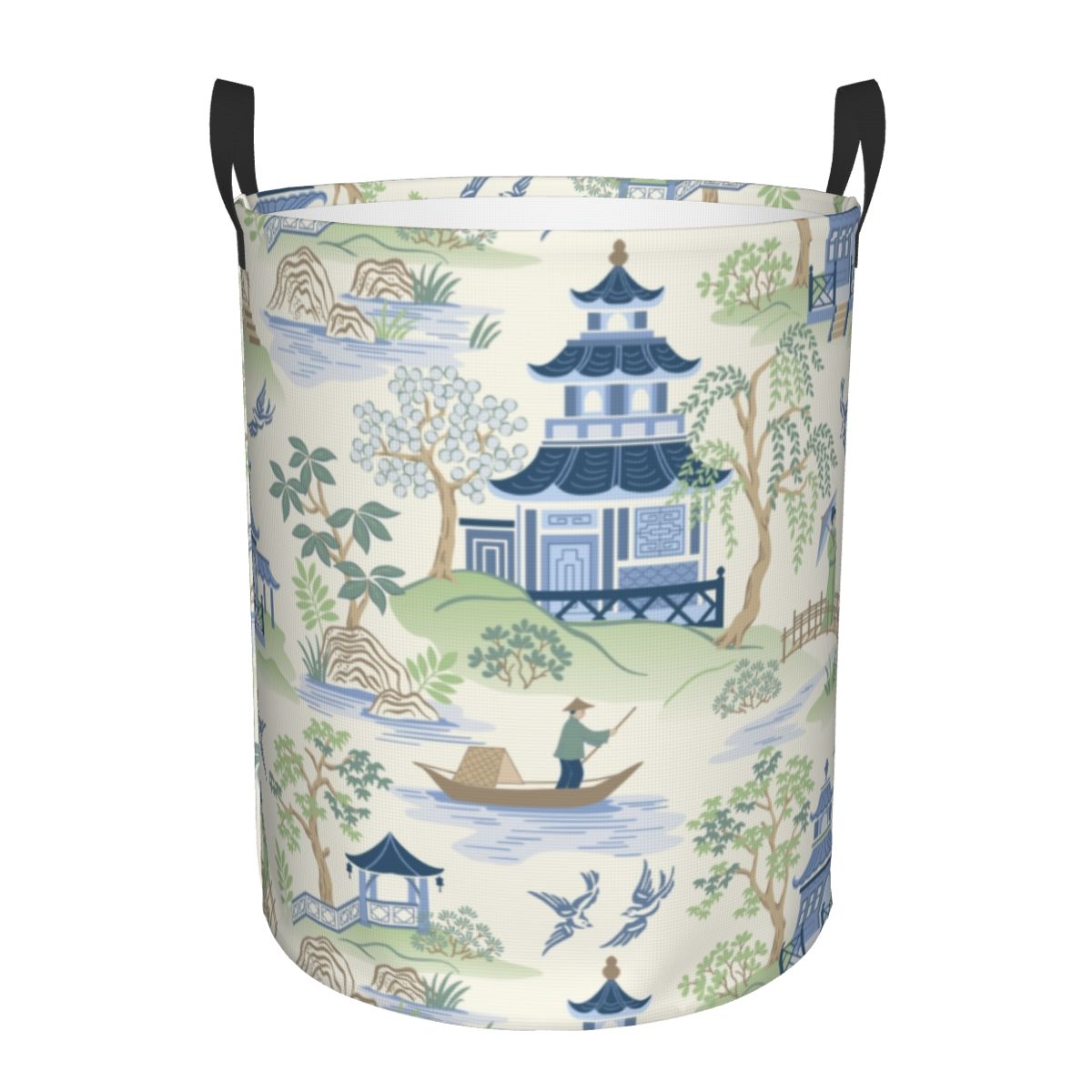 Custom Vintage Chinoiserie Wil - Laundry Hamper Nursery ulasan dan harga