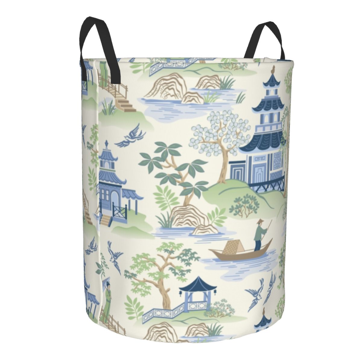 Custom Vintage Chinoiserie Wil - Laundry Hamper Nursery ulasan dan harga