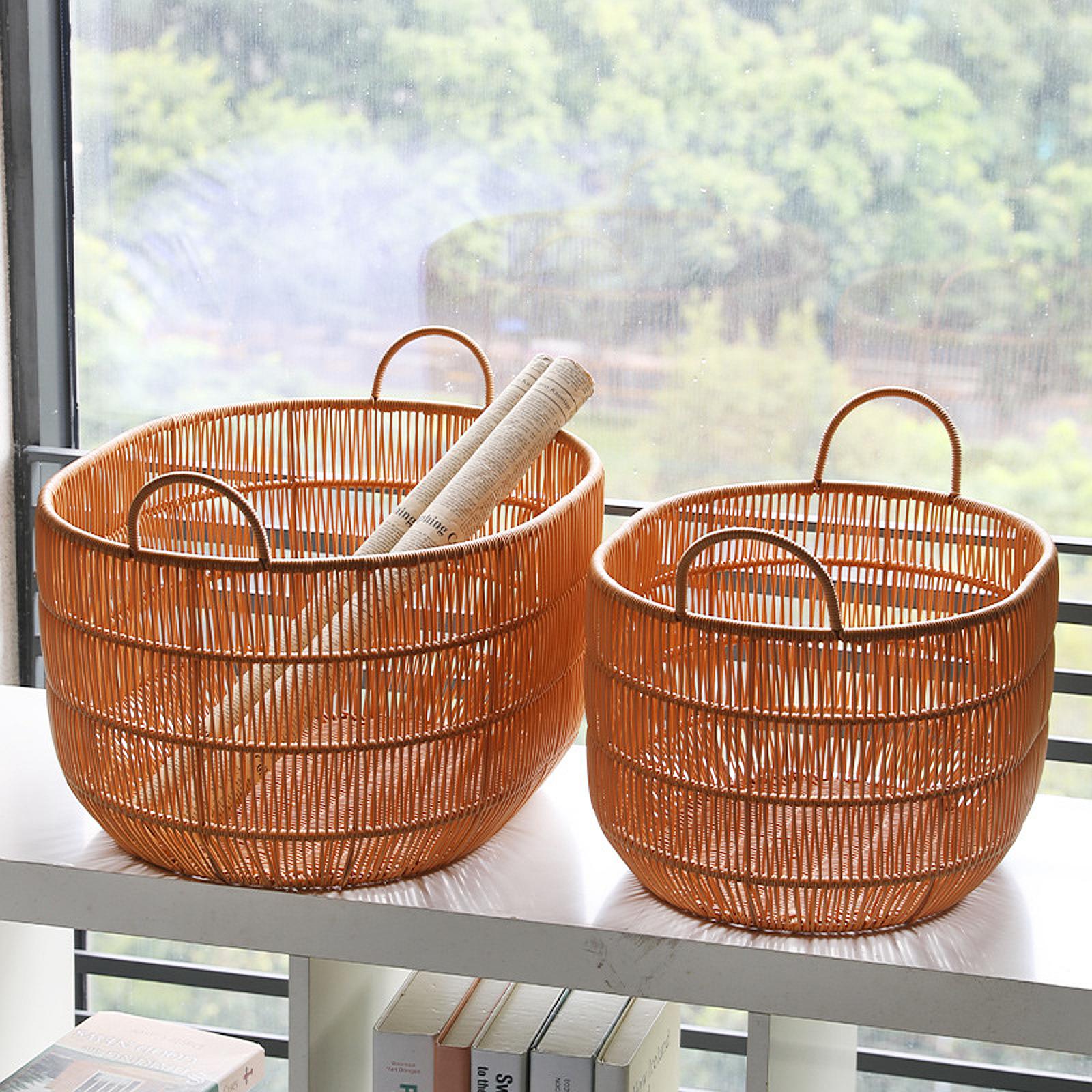 Woven Basket Clothes Hamper Mu - Laundry Hamper Nursery ulasan dan harga