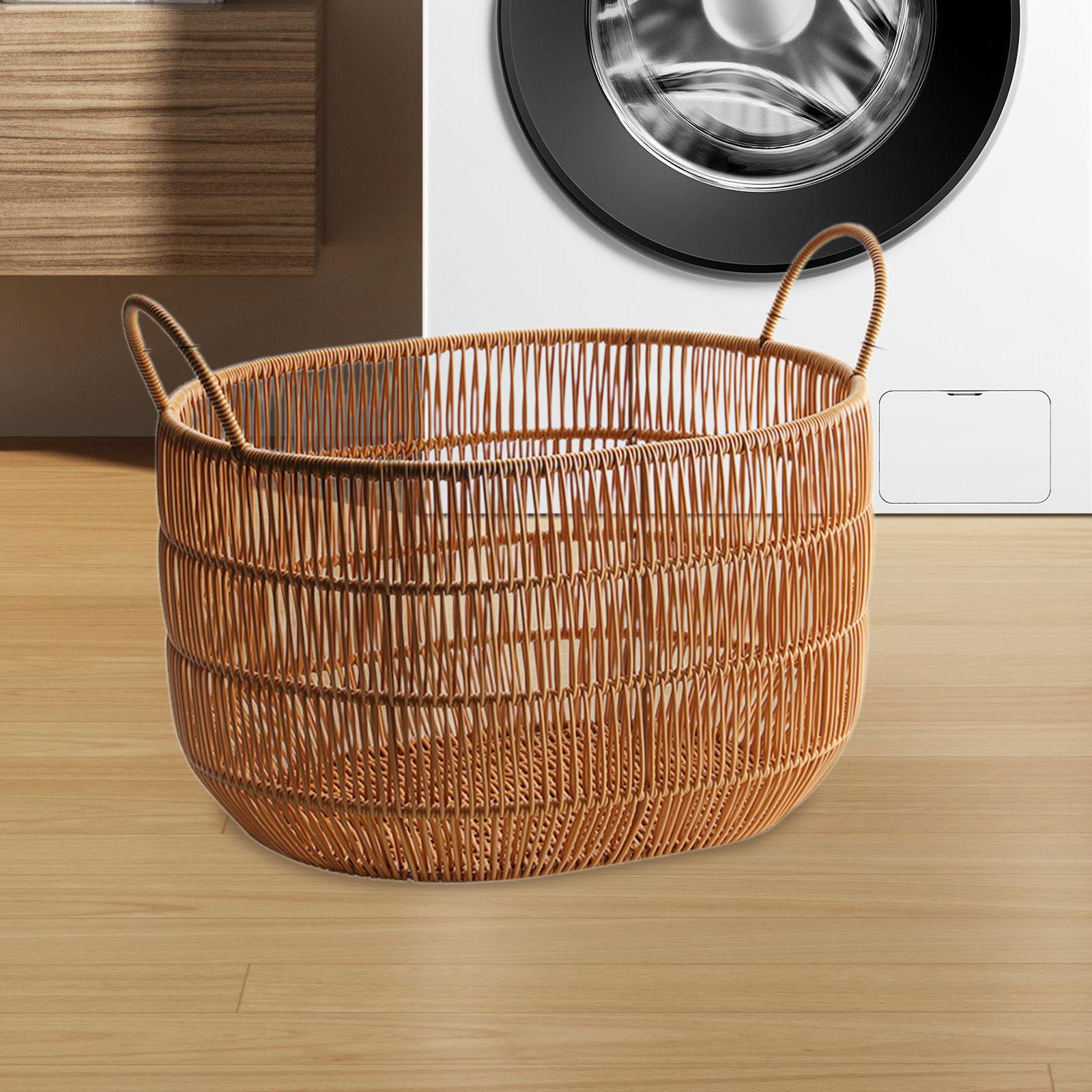 Woven Basket Clothes Hamper Mu - Laundry Hamper Nursery ulasan dan harga