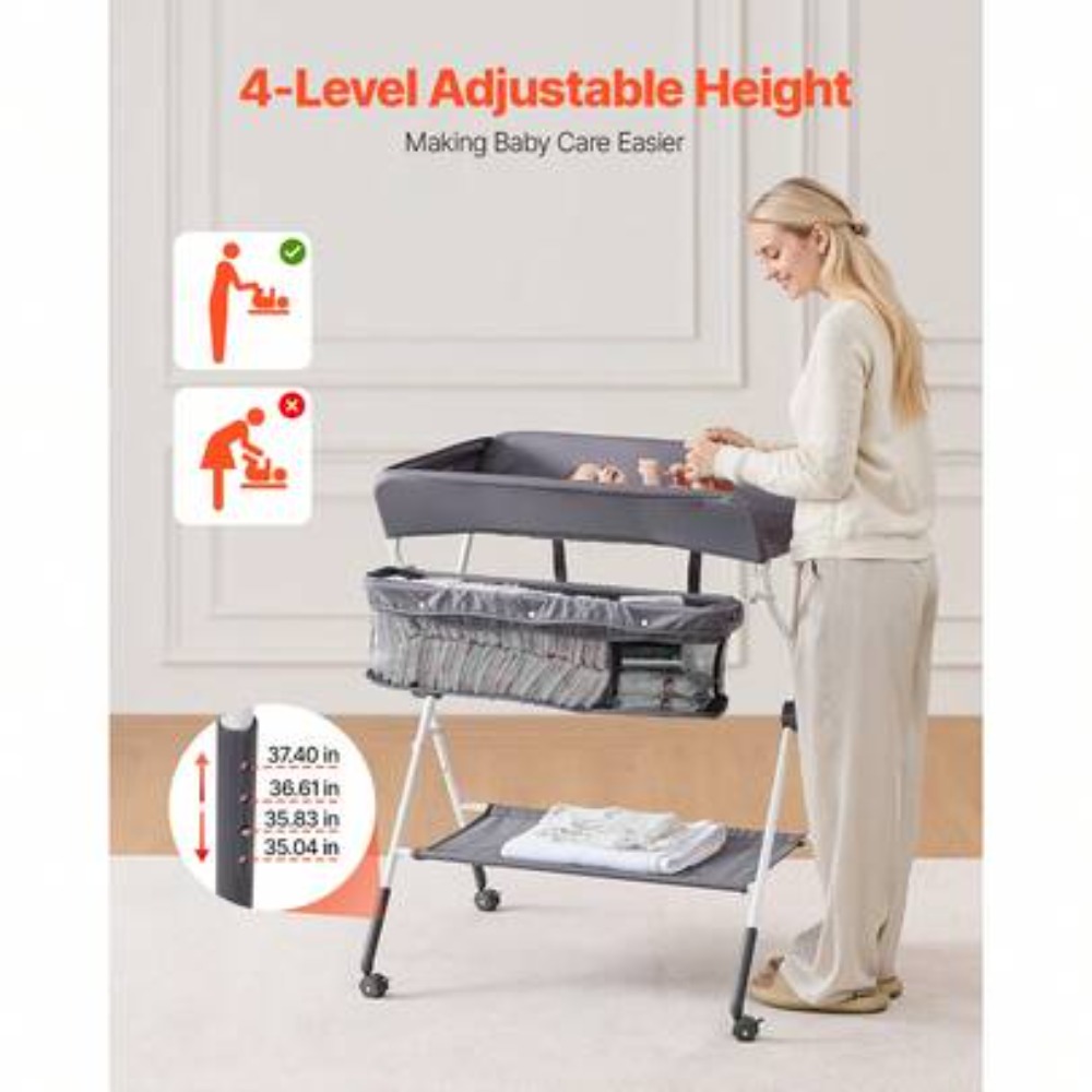 Foldable Baby Changing Table w - Baby Nursery Frames ulasan dan harga