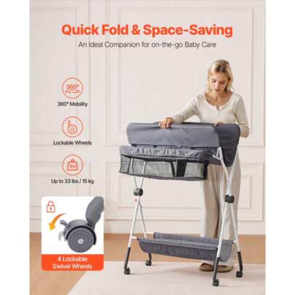 Foldable Baby Changing Table w - Baby Nursery Frames ulasan dan harga