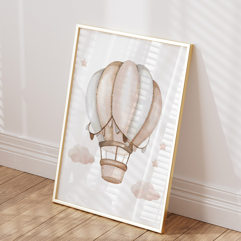 Cute Elephant Hot Balloon Moon - Animals Baby Nursery ulasan dan harga