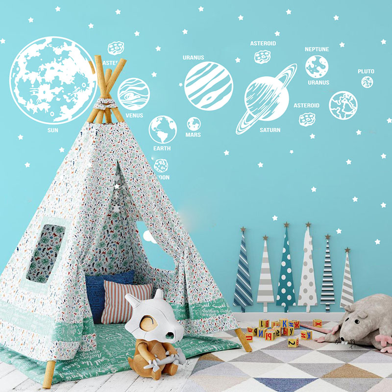 Large Planets Solar System Spa - Baby Nursery Package ulasan dan harga