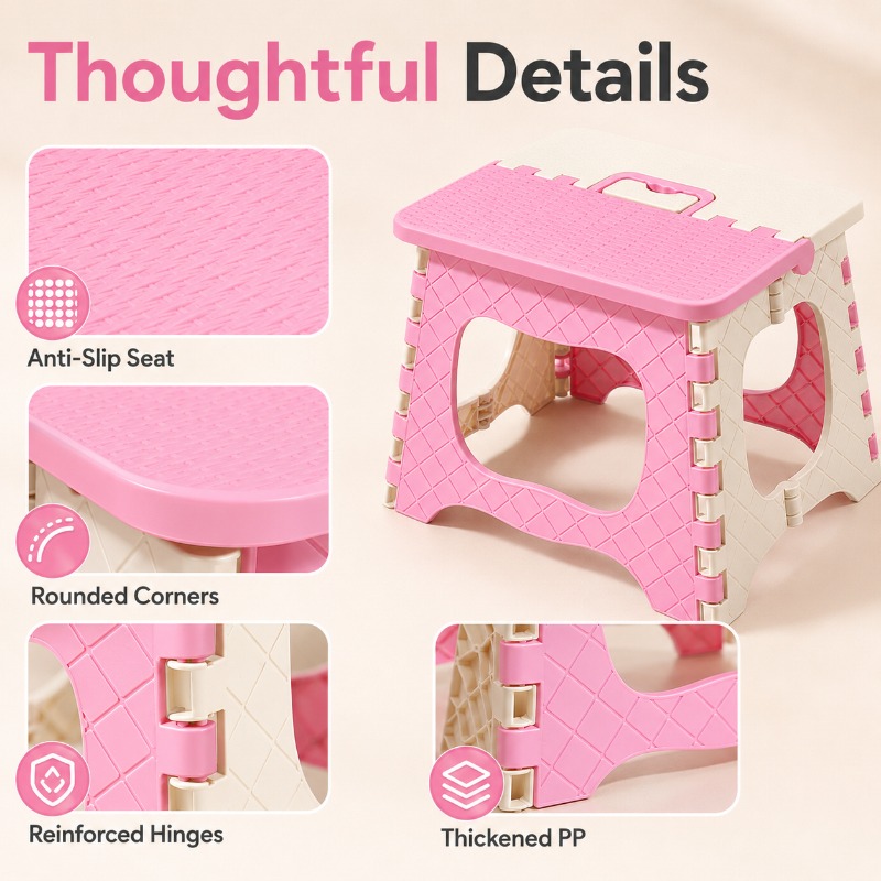 Portable Folding Stool Thicken - Baby Nursery Chair ulasan dan harga